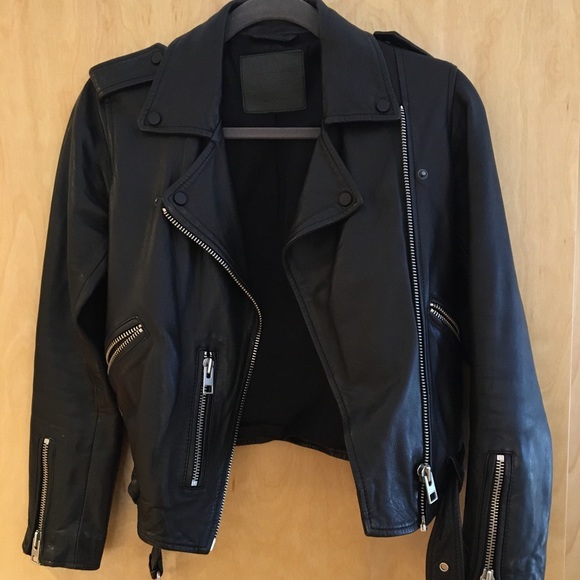 Black leather jacket - Picture 5 of 7